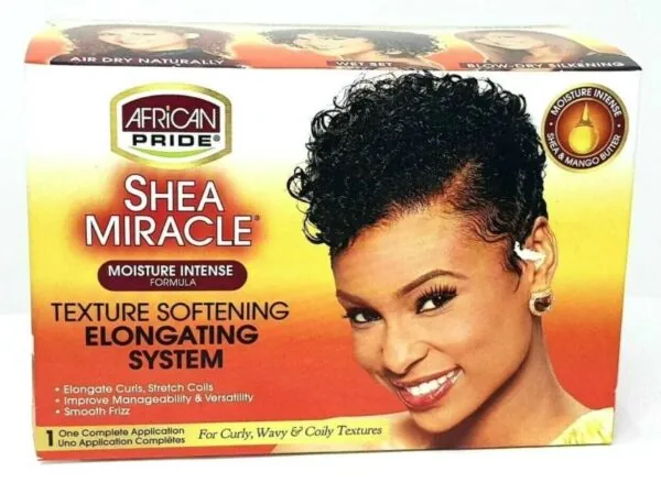 African Pride Shea Butter Miracle Texture Softening Elongating System