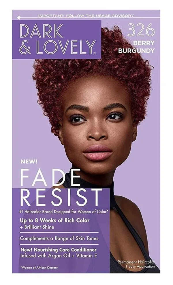 Dark and Lovely Fade Resist Berry Burgundy Rich Conditioning Color