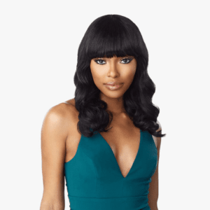 10A Body Wave Full Wig with Fringe 16" at nature's hair