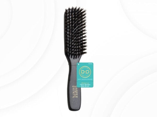 Dapper & Dainty Glossy Lux 7 Row Wooden Boar Brush